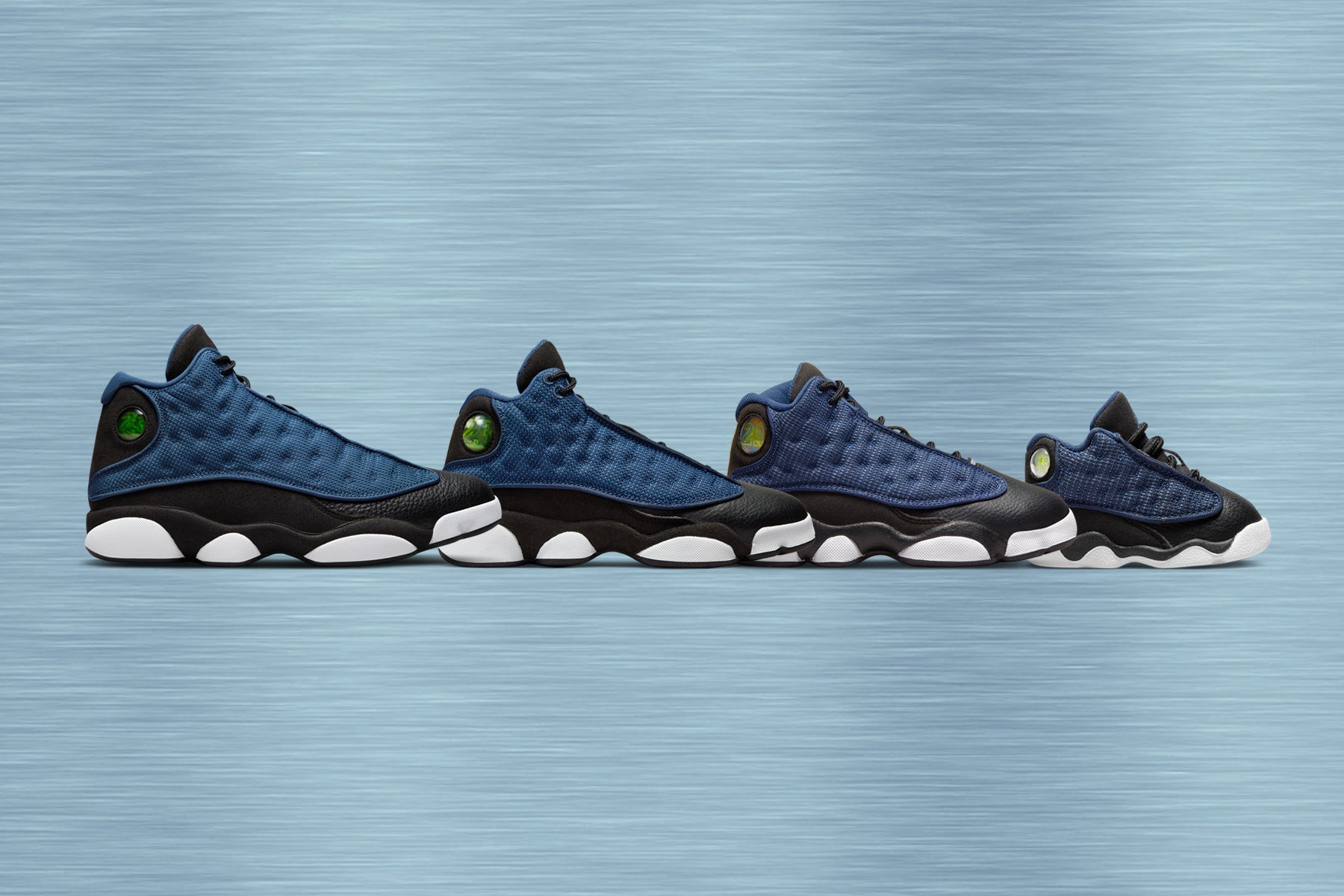 Air Jordan 13 Retro (GS) - Navy/University Blue/Black