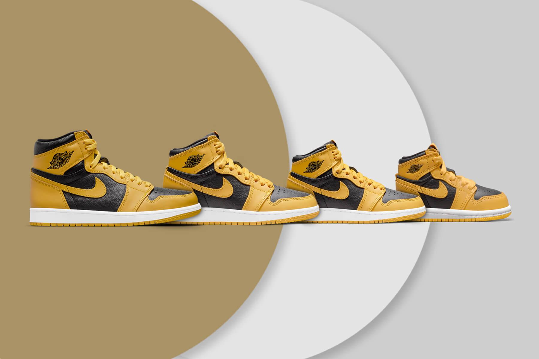 Air Jordan 1 Retro High OG 'Pollen' (PS) - Yellow/Black