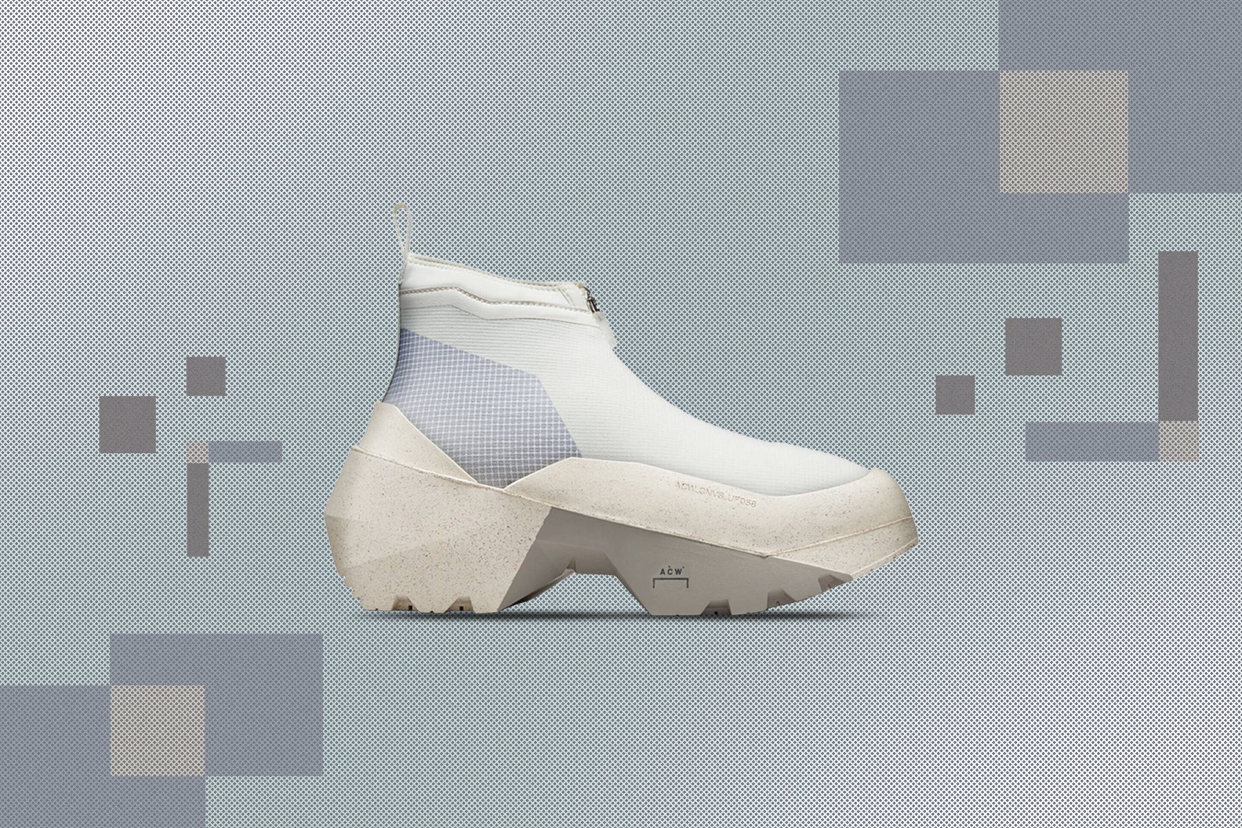 Converse x A-Cold-Wall Chuck 70 Geo Forma Hi - Lily White/Poppy Seed