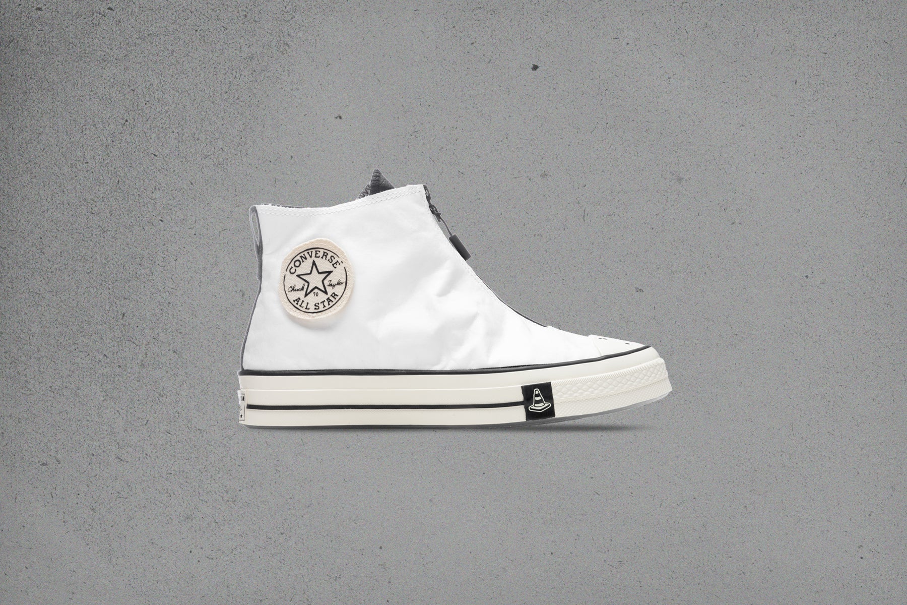 Converse x Joshua Vides Chuck '70 Hi - White/Black/Black