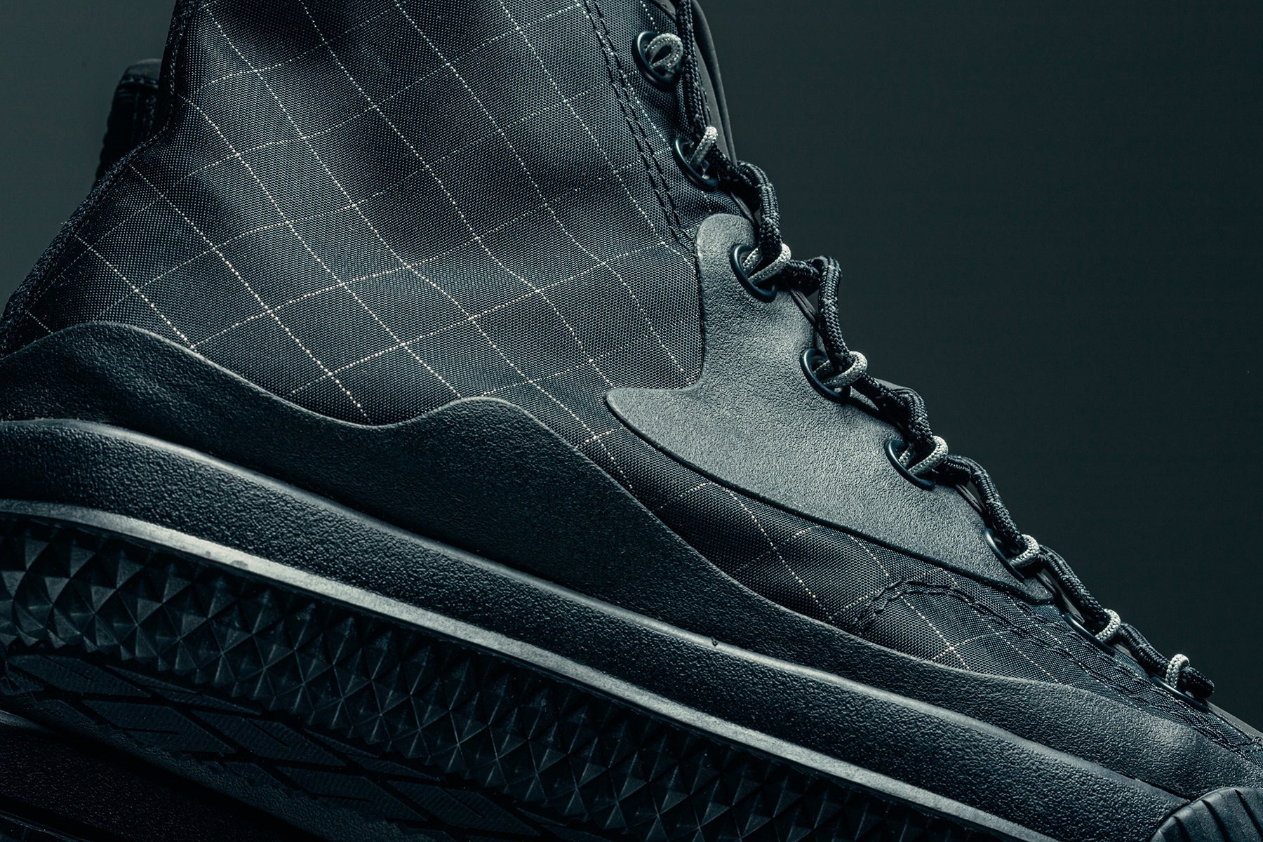 Converse x Slam Jam Bosey MC Hi - Black/Silver
