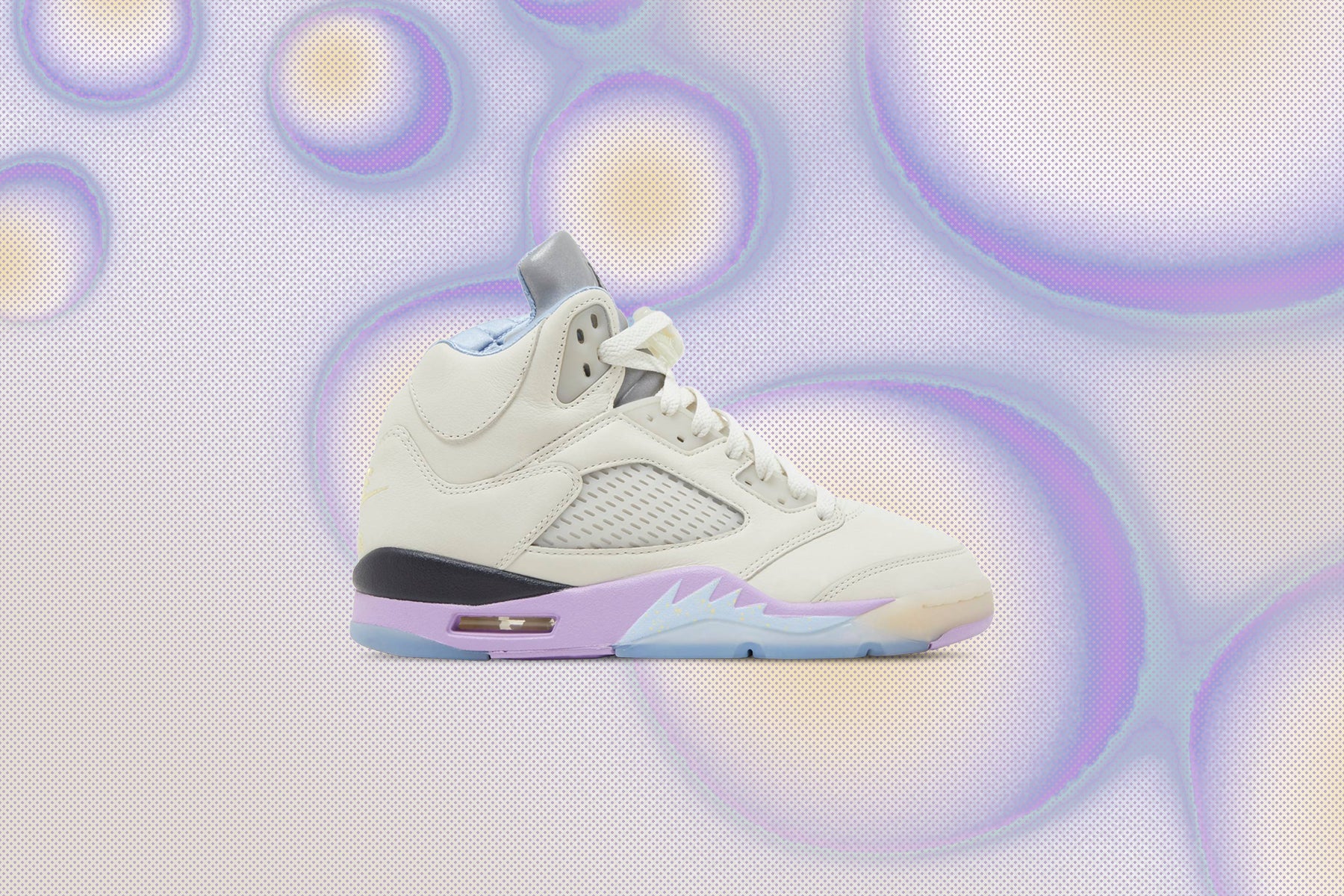 DJ Khaled x Air Jordan 5 - Sail/Washed Yellow/Violet Star