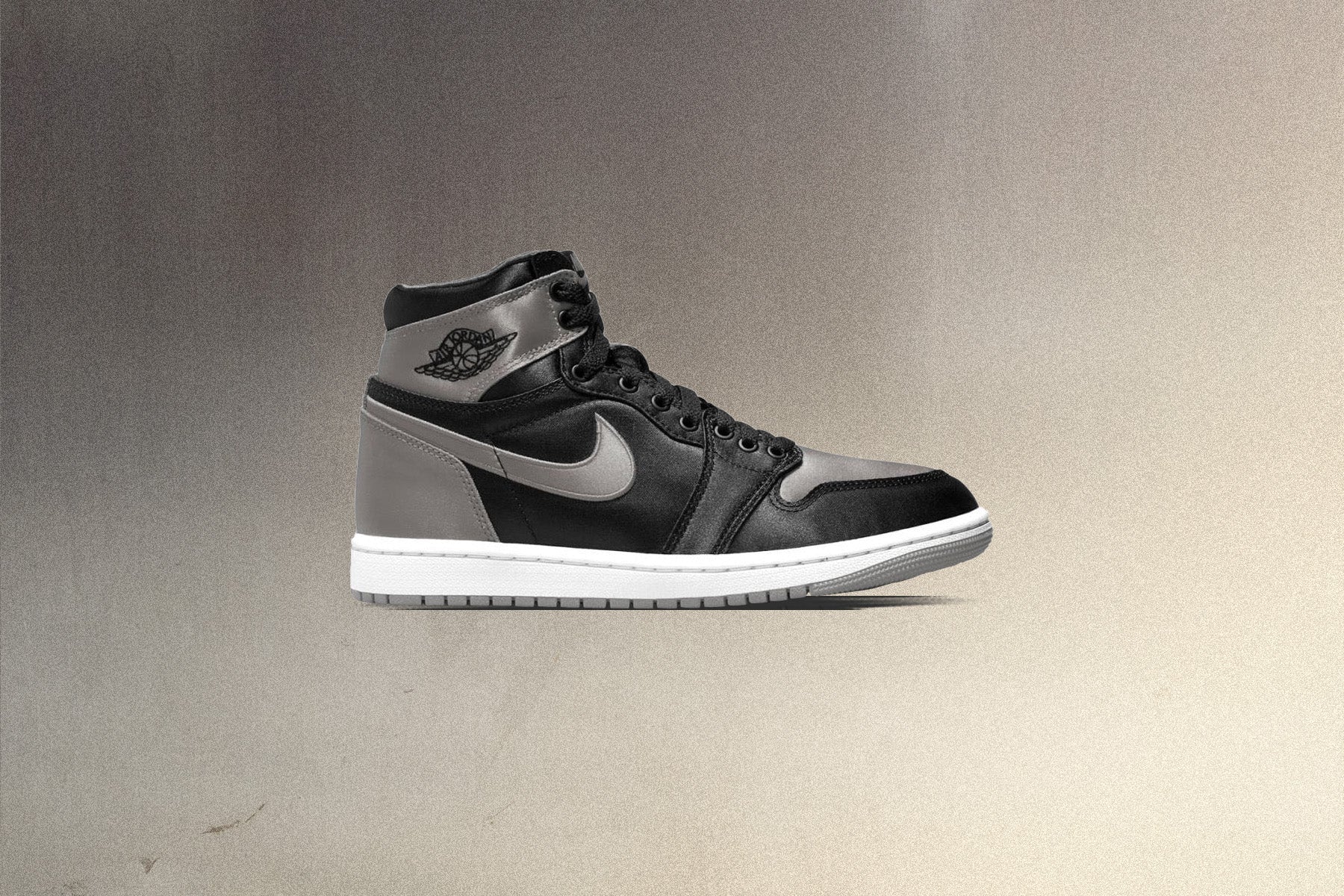 Women's Air Jordan 1 Retro High OG 'Satin Shadow' - Black/Medium Grey/White