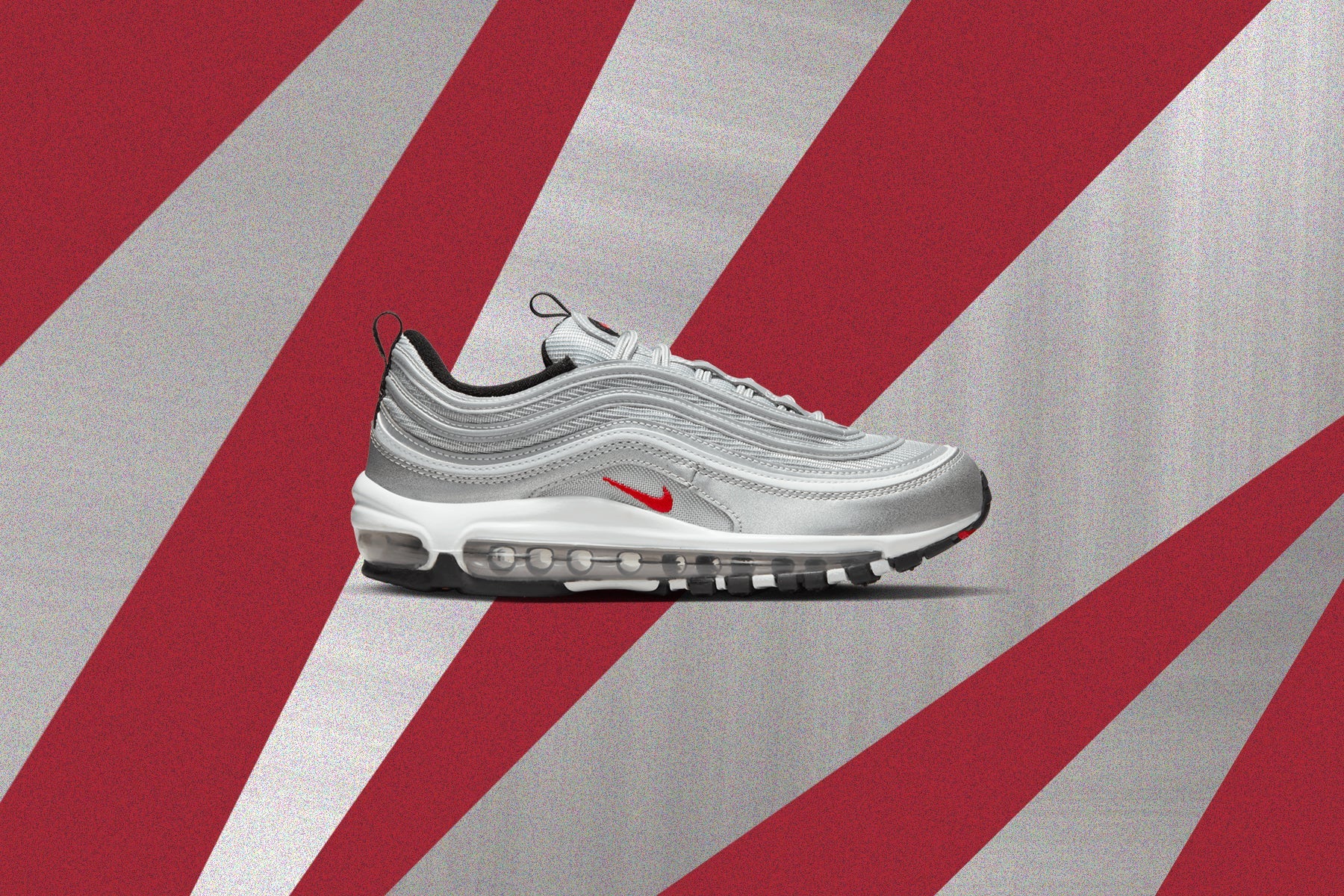 Women's Air Max 97 OG 'Silver Bullet' - Metallic Silver/Varsity Red/White/Black