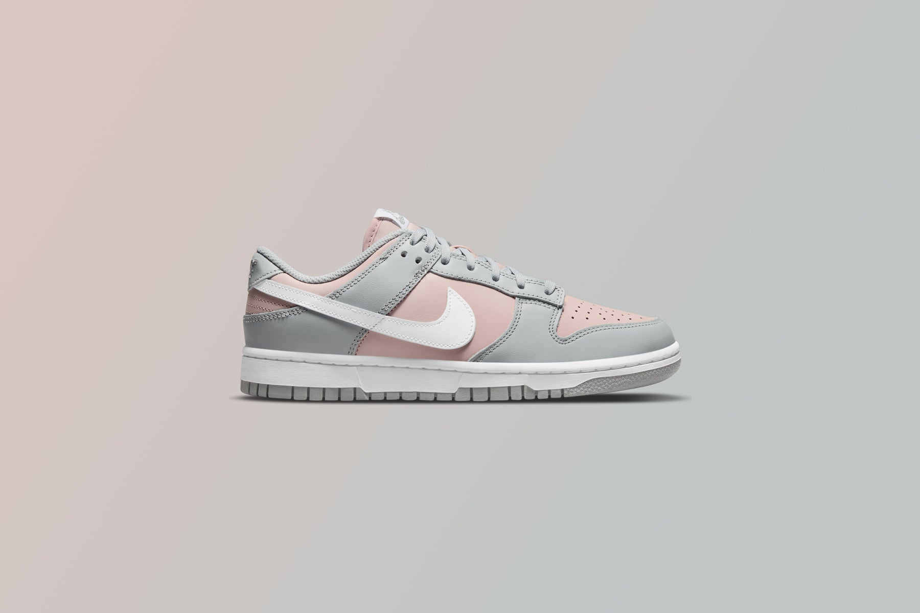 Women's Dunk Low - Pink Oxford/Metallic Silver