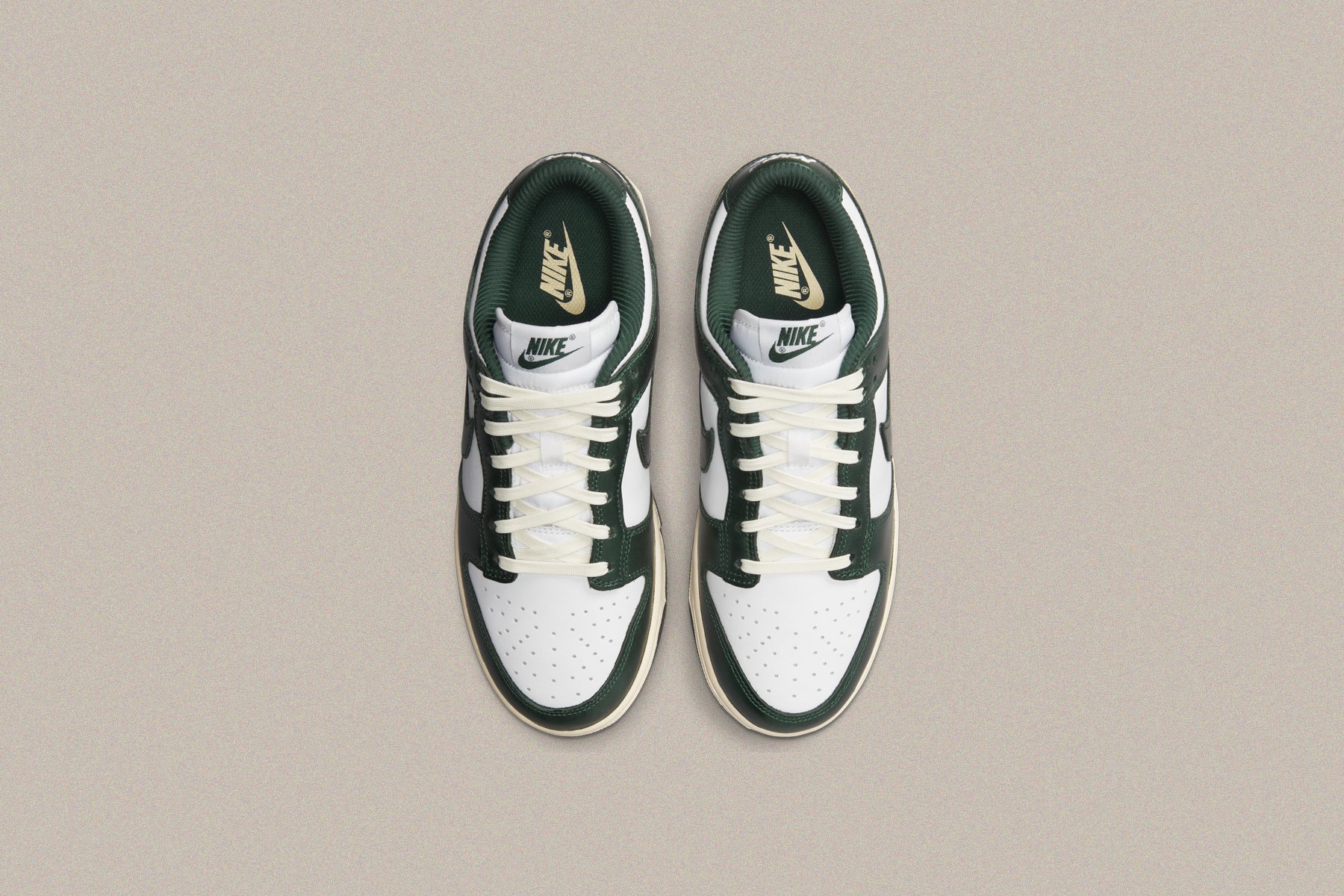 Women's Dunk Low `Vintage Green` - White/Pro Green/Coconut Milk
