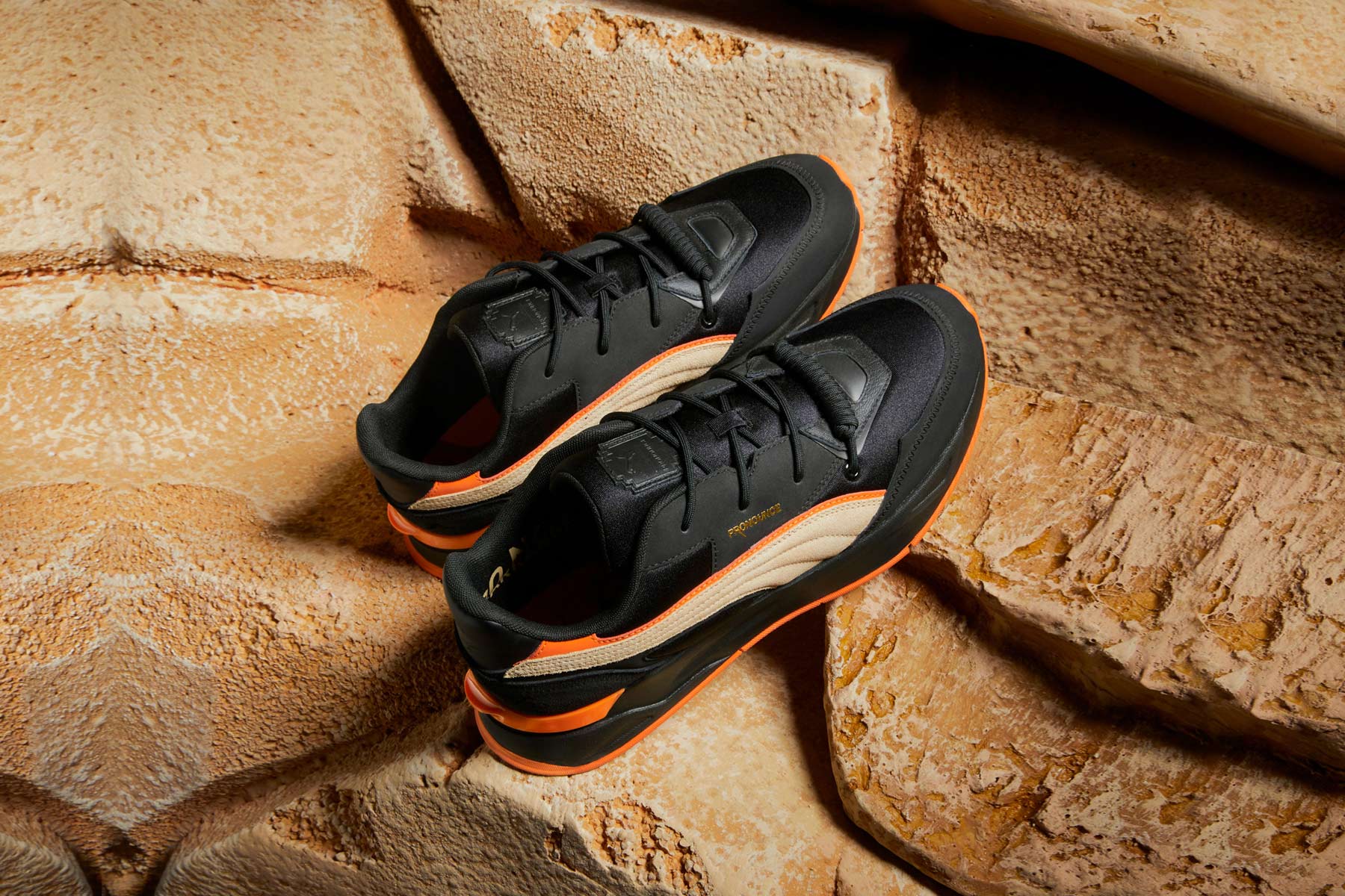 Puma x Pronounce Mirage Sport - Black/Pebble