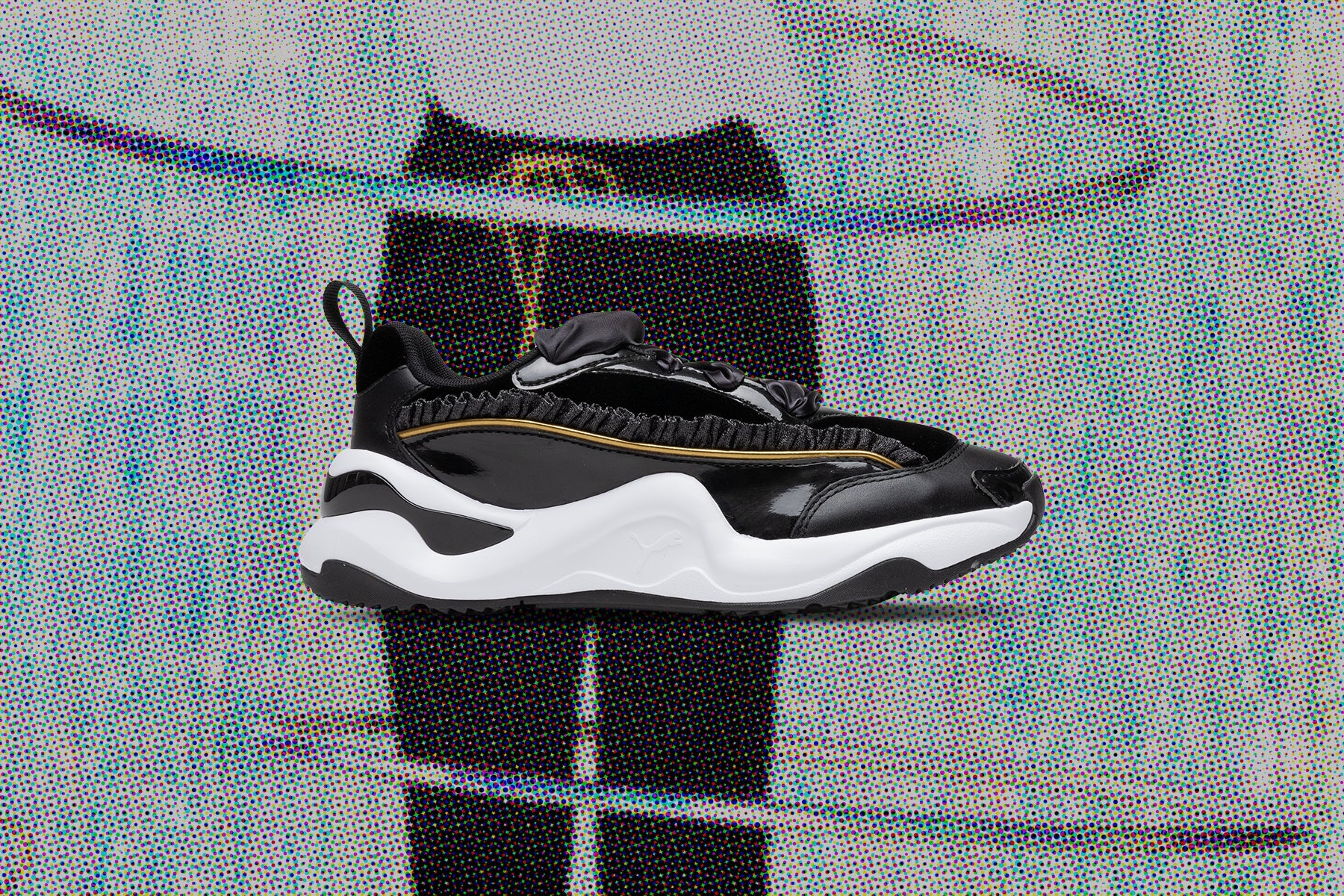 Puma x Charlotte Olympia Women's Rise Nu Trainers - Black