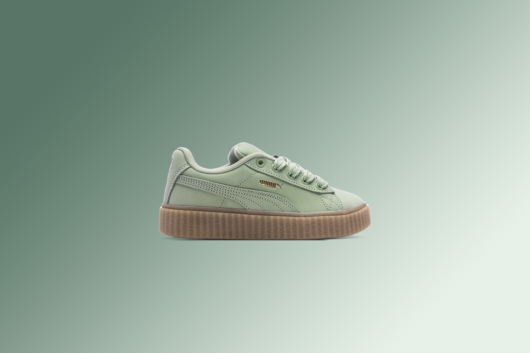 Puma x Fenty Creeper Phatty Nubuck (PS) - Green Fog