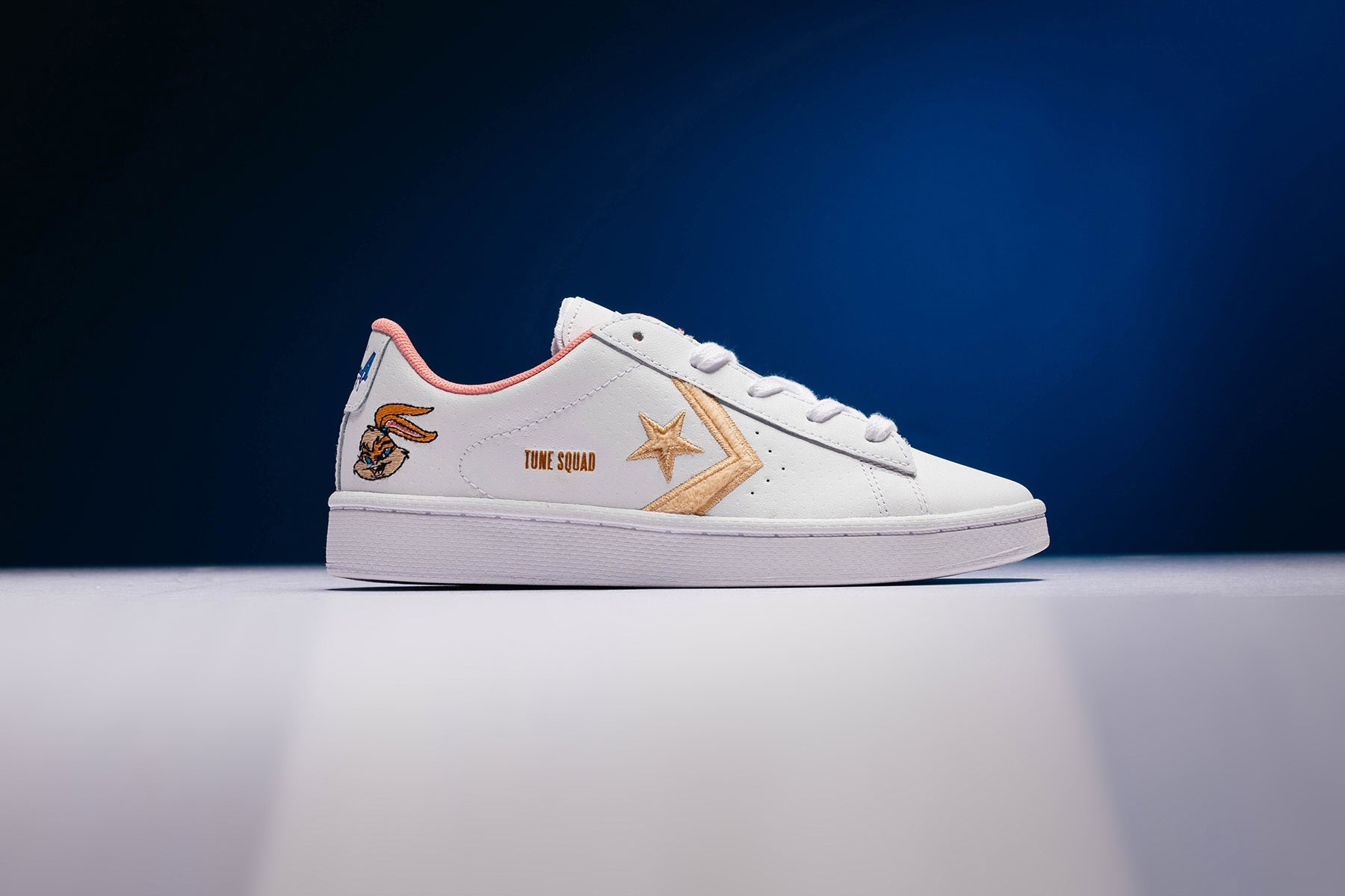 Kid's Pro Leather Ox "Space Jam" - White/White Onyx