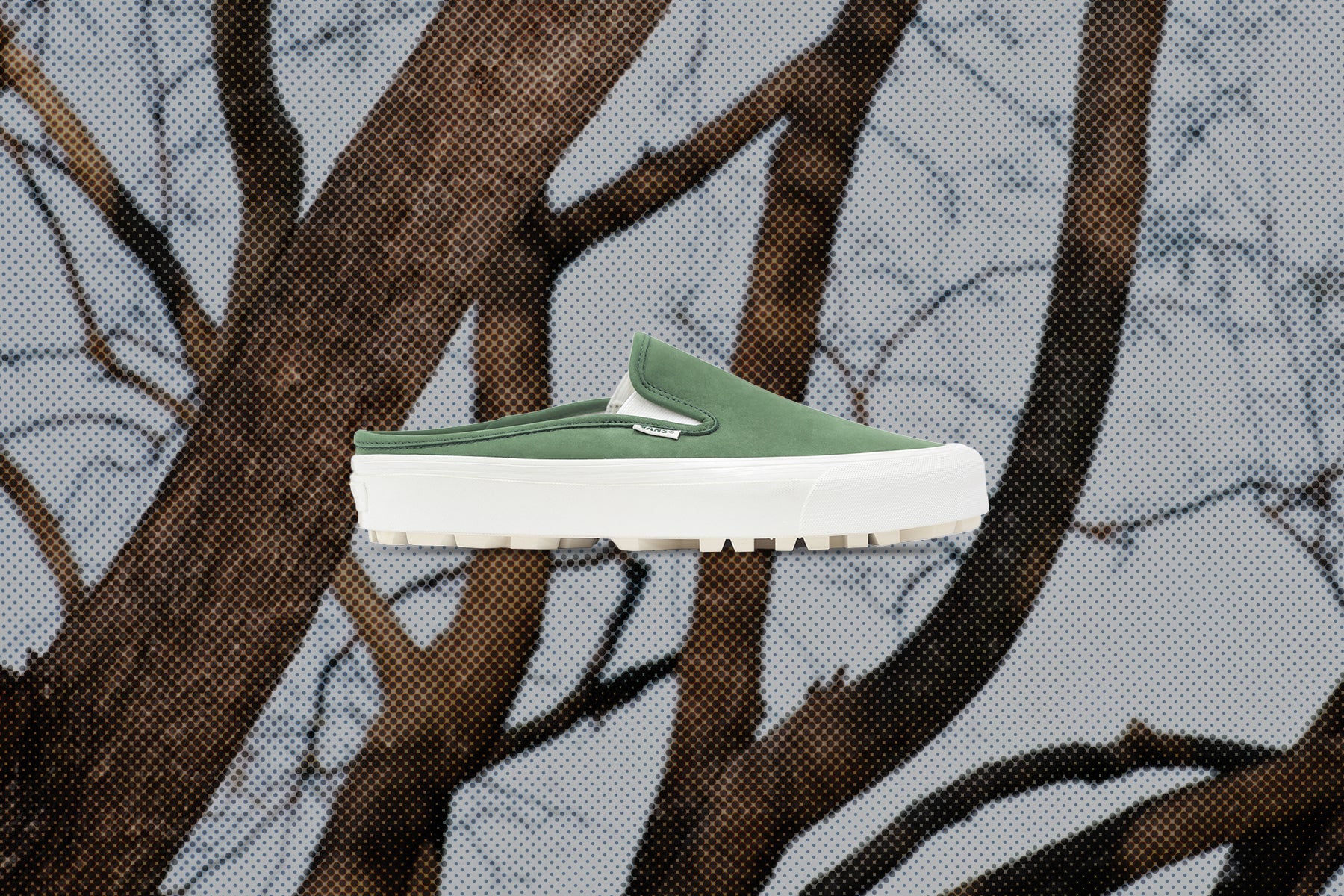 Vans Vault x Museum of Peace & Quiet OG Mule LX - Green/Marshmallow