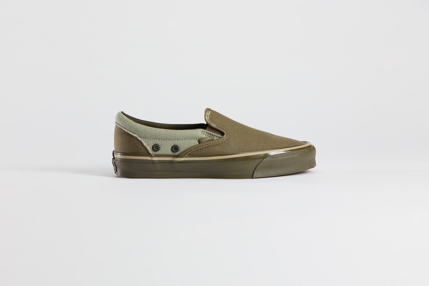 Vans Vault x Nigel Cabourn OG Classic Slip-LX - USMC Army Mix