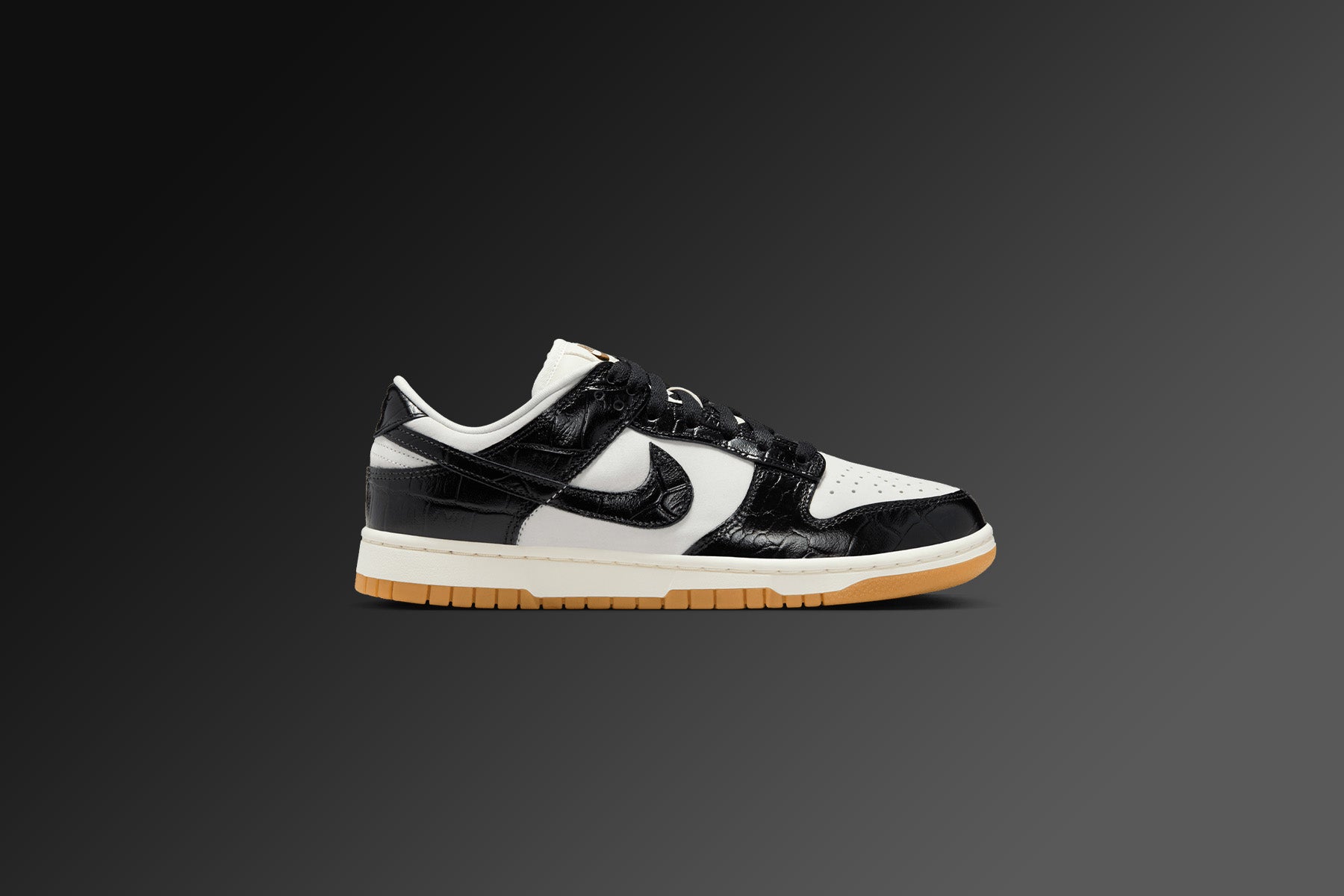 Women's Dunk Low LX 'Black Croc' - Phantom/Black/Sail
