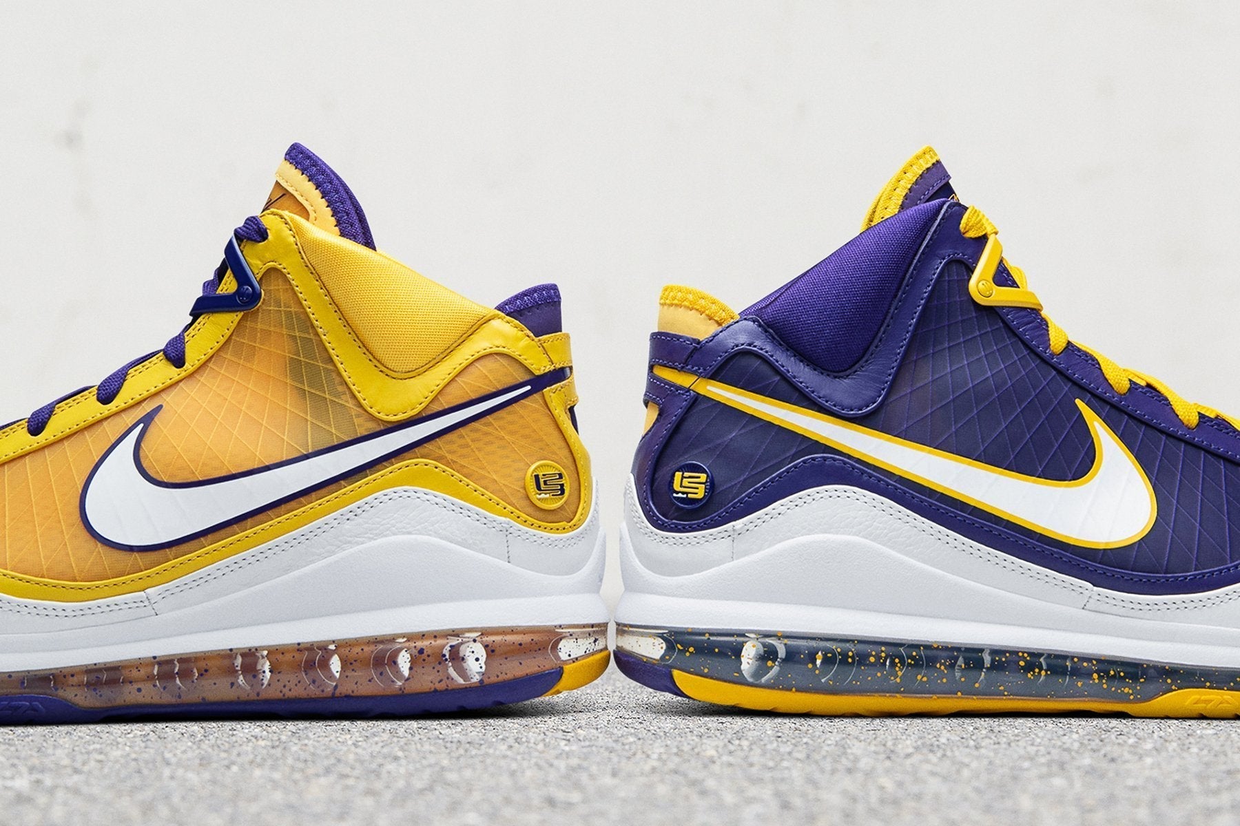 LeBron 7 QS "Media Day" - Court Purple/Amarillo