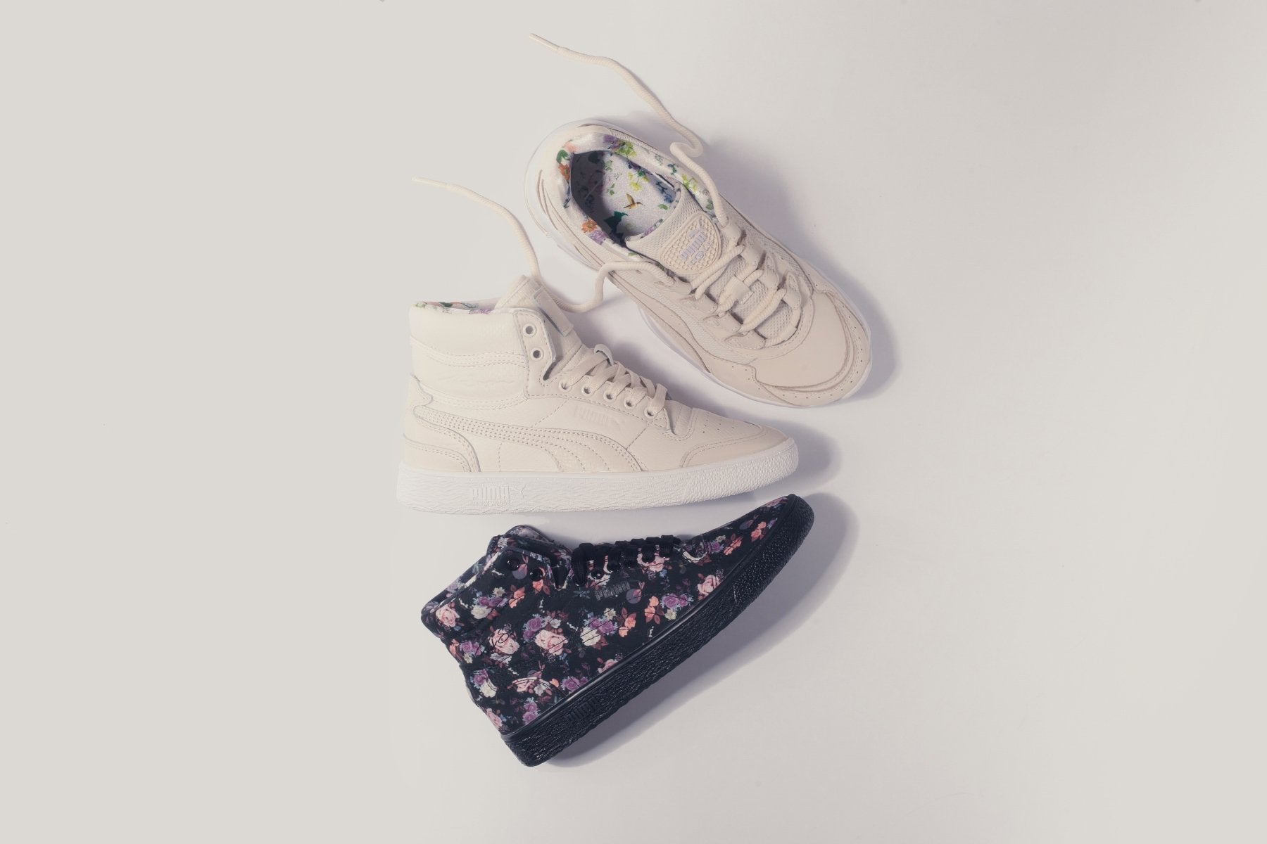 Puma x Tabitha Simmons Women's Ralph Sampson Mid Leather - Pastel Parchment