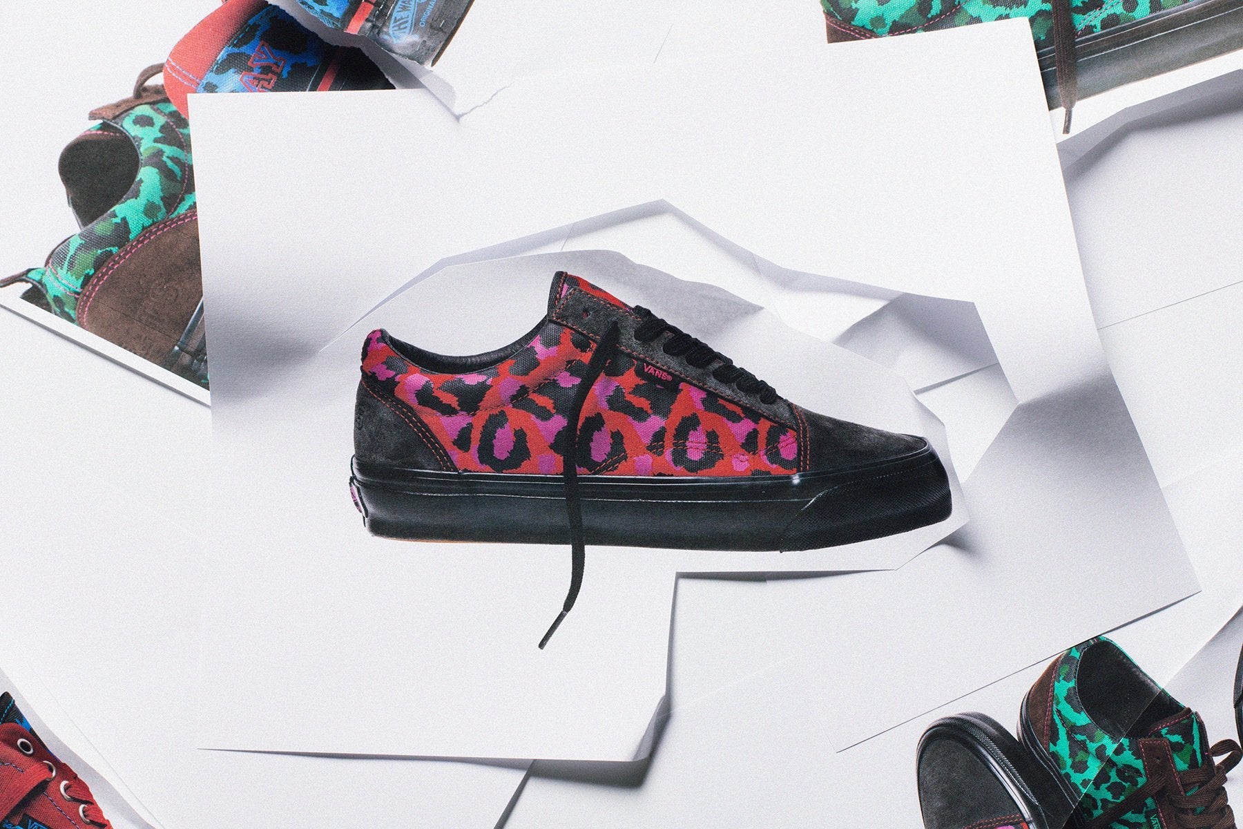 Vans Vault x Stray Rats UA Old Skool NS OG LX - Raven/Racing Red